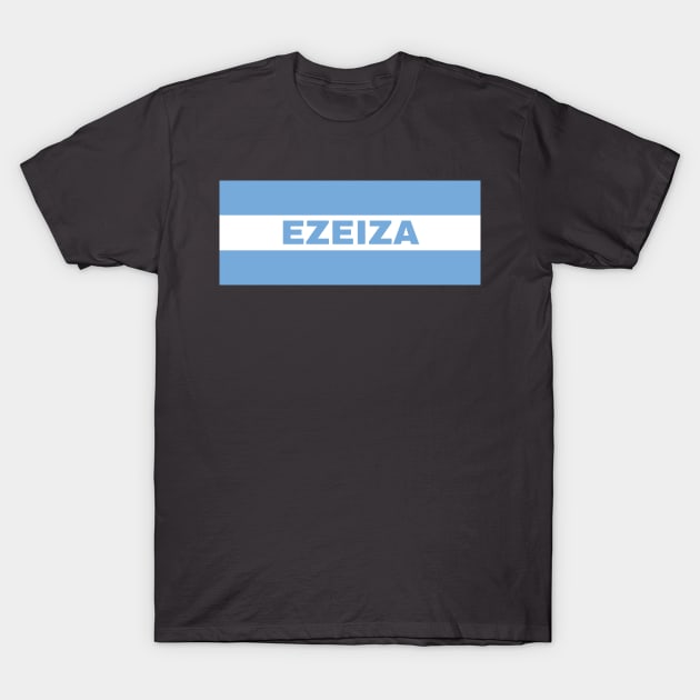 Ezeiza City in Argentina Flag T-Shirt by aybe7elf